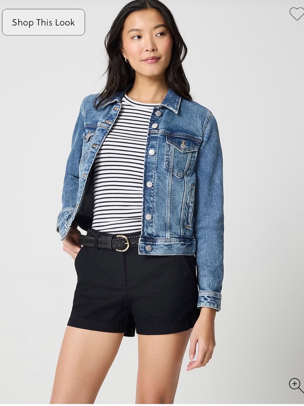 J. Crew Black Chino Shorts Size 8 - 3" Short